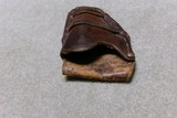 EXTREMELY RARE ANTIQUE MEX. DOUBLE LOOP HOLSTER FOR4” COLT SHERIFF MODEL SAA - 3 of 11