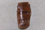 EXTREMELY RARE ANTIQUE MEX. DOUBLE LOOP HOLSTER FOR4” COLT SHERIFF MODEL SAA - 6 of 11