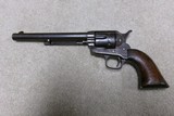 VERY EARLY CIVILIAN .45 COLT, SINGLE ACTION ARMY 71/2” BARREL, LETTEER, #24XXX MADE 1876 - 2 of 14