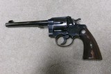 COLT NEW SERVICETARGET MODEL, .45 COLT, FACTORY LETTEER, #120XXX, SHIPPED 1917. - 1 of 15