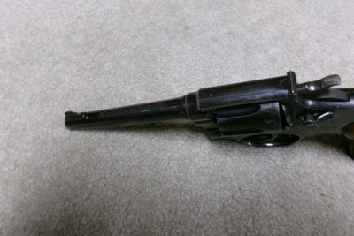 SPECIAL FEATURES, POSSIBLY 1 OF ONLY 2 TARGET 1905 .32-20 HAND EJECTOR 1st CH., LETTER - Image 4 of 14