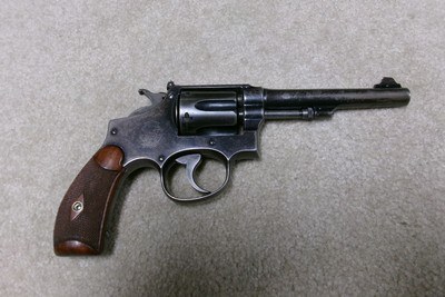 SPECIAL FEATURES, POSSIBLY 1 OF ONLY 2 TARGET 1905 .32-20 HAND EJECTOR 1st CH., LETTER - Image 2 of 14