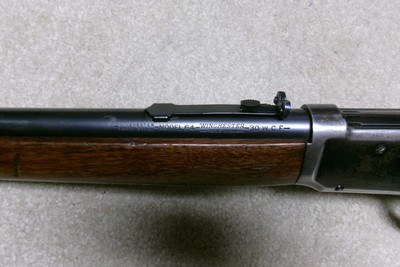 RARE PRE-WAR MODEL 64 20” CARBINE, .30 WCF, #1095XXX, MADE 1935 - Image 18 of 20
