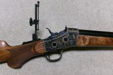 BEAUTIFUL CUSTOM REMINGTON ROLLING BLOCK .45-70 SPORTING/TARGET RIFLE - 4 of 23