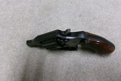 NEW CONDITION, BOXED RARE .32 NEW POLICE (.32 S&W LONG) CALIBER DETECTIVE SPECIAL #547XXX, MADE 1950 - Image 4 of 9