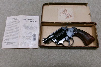 NEW CONDITION, BOXED RARE .32 NEW POLICE (.32 S&W LONG) CALIBER DETECTIVE SPECIAL #547XXX, MADE 1950 - Image 1 of 9