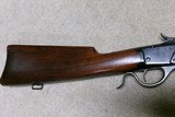 VERY HIGH CONDITION WINCHESTER 1885 LOWALL U. S./FLAMING BOMB, WINDER MUSKET, .22 SH. - 7 of 21