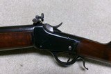 VERY HIGH CONDITION WINCHESTER 1885 LOWALL U. S./FLAMING BOMB, WINDER MUSKET, .22 SH. - 4 of 21