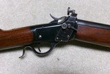 VERY HIGH CONDITION WINCHESTER 1885 LOWALL U. S./FLAMING BOMB, WINDER MUSKET, .22 SH. - 3 of 21