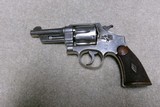 VERY FINE RARE MODEL 1926 .44 HAND EJECTOR 3RD MODEL, DESIRABLE 4”, NICKEL. MADE 1931 - 1 of 14