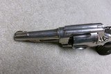 VERY FINE RARE MODEL 1926 .44 HAND EJECTOR 3RD MODEL, DESIRABLE 4”, NICKEL. MADE 1931 - 4 of 14