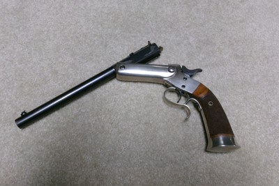 SUPERB CONDITION STEVENS-LORD No. 36 .22LR TARGET PISTOL, #1XXX - Image 14 of 16