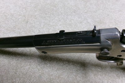 SUPERB CONDITION STEVENS-LORD No. 36 .22LR TARGET PISTOL, #1XXX - Image 5 of 16