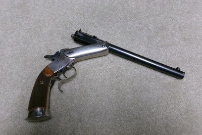 SUPERB CONDITION STEVENS-LORD No. 36 .22LR TARGET PISTOL, #1XXX - Image 15 of 16