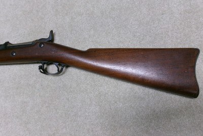  UNISSUED CONDITION 1884 TRAPDOOR SPRINGFIELD, .45-70 RIFLE,SHARP 1886 CARTOUCHE - Image 14 of 25