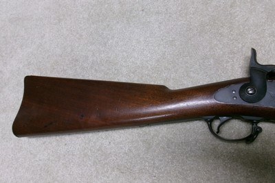 UNISSUED CONDITION 1884 TRAPDOOR SPRINGFIELD, .45-70 RIFLE,SHARP 1886 CARTOUCHE - Image 10 of 25