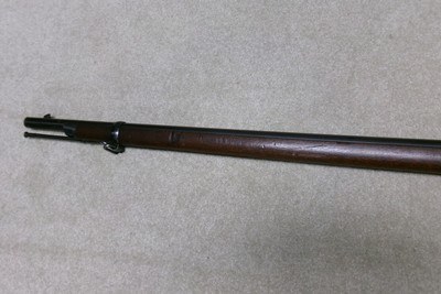  UNISSUED CONDITION 1884 TRAPDOOR SPRINGFIELD, .45-70 RIFLE,SHARP 1886 CARTOUCHE - Image 16 of 25