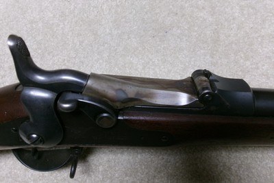  UNISSUED CONDITION 1884 TRAPDOOR SPRINGFIELD, .45-70 RIFLE,SHARP 1886 CARTOUCHE - Image 7 of 25