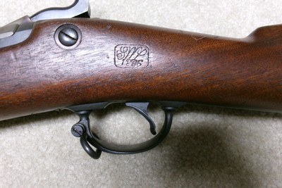  UNISSUED CONDITION 1884 TRAPDOOR SPRINGFIELD, .45-70 RIFLE,SHARP 1886 CARTOUCHE - Image 5 of 25