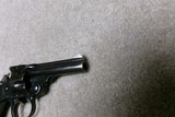 EARLY ANTIQUE S&W .32 DOUBLE ACTION 4TH MODEL, MOTTLED RED GRIPS, #65XXX, MADE 1880s - Image 15 of 15
