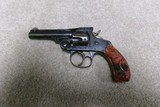 EARLY ANTIQUE S&W .32 DOUBLE ACTION 4TH MODEL, MOTTLED RED GRIPS, #65XXX, MADE 1880s - Image 2 of 15