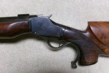 CUSTOM FANCY 1885 WINCHESTER HIGH WALL HEAVY SPORTER/BENCH RIFLE, 32-40 CALIBER - Image 4 of 21
