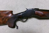 CUSTOM FANCY 1885 WINCHESTER HIGH WALL HEAVY SPORTER/BENCH RIFLE, 32-40 CALIBER - Image 3 of 21