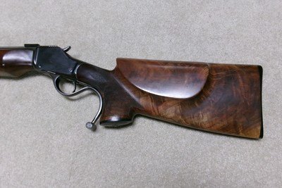 CUSTOM FANCY 1885 WINCHESTER HIGH WALL HEAVY SPORTER/BENCH RIFLE, 32-40 CALIBER - Image 11 of 21