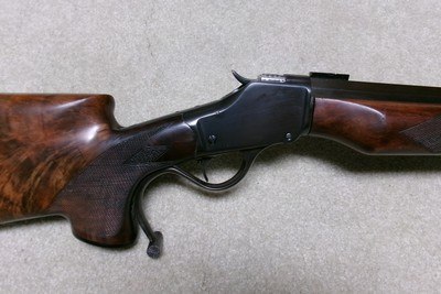 CUSTOM FANCY 1885 WINCHESTER HIGH WALL HEAVY SPORTER/BENCH RIFLE, 32-40 CALIBER - Image 3 of 21