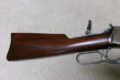 RARE GREAT DEPRESSION ERA M-94 TRANSITION CARBINE, .30 WCF, #1121XXX, MADE 1937 - Image 6 of 19