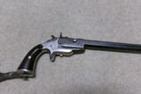 SCARCE FRANK WESSON 1870 MEDIUM FRAME POCKET RIFLE, .22RF, #2XX, MADE 1870-1893. - Image 8 of 22