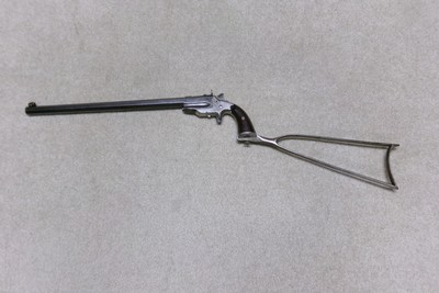 SCARCE FRANK WESSON 1870 MEDIUM FRAME POCKET RIFLE, .22RF, #2XX, MADE 1870-1893. - Image 2 of 22