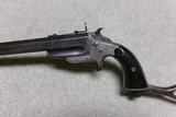 SCARCE FRANK WESSON 1870 MEDIUM FRAME POCKET RIFLE, .22RF, #2XX, MADE 1870-1893. - Image 4 of 22