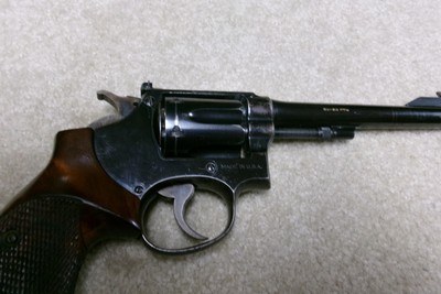 INTERESTING RARE .32-20 TARGET 1905 4TH CHANGE, WITH KING MIRROR SIGHT, MADE 1940 - Image 13 of 16