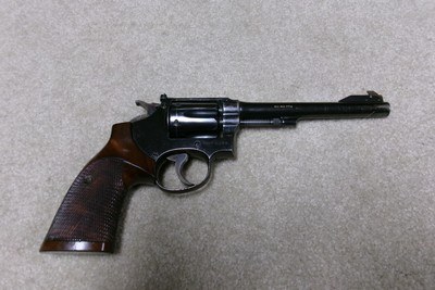 INTERESTING RARE .32-20 TARGET 1905 4TH CHANGE, WITH KING MIRROR SIGHT, MADE 1940 - Image 2 of 16