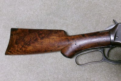 1894 SPECIAL ORDER FULL FANCY DELUXE OCTAGON RIFLE, .32 W.S., #464XXX, MADE 1910 - Image 6 of 20
