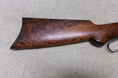 1894 SPECIAL ORDER FULL FANCY DELUXE OCTAGON RIFLE, .32 W.S., #464XXX, MADE 1910 - Image 7 of 20