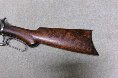 1894 SPECIAL ORDER FULL FANCY DELUXE OCTAGON RIFLE, .32 W.S., #464XXX, MADE 1910 - Image 11 of 20