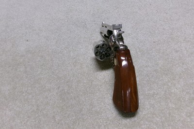 MINT CONDITION DIAMONDBACK .38 SPECIAL IN RARE NICKEL FINISH, 4