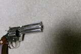 MINT CONDITION DIAMONDBACK .38 SPECIAL IN RARE NICKEL FINISH, 4