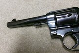 VERY FINE NEW SERVICE REVOLVER IN .45 COLT WITH 5 1/2” BARREL, #113XXX, MADE 1916 - Image 11 of 15