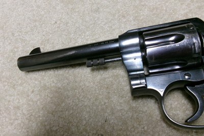 VERY FINE NEW SERVICE REVOLVER IN .45 COLT WITH 5 1/2” BARREL, #113XXX, MADE 1916 - Image 11 of 15