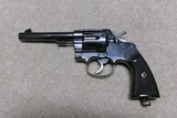 VERY FINE NEW SERVICE REVOLVER IN .45 COLT WITH 5 1/2” BARREL, #113XXX, MADE 1916 - Image 1 of 15
