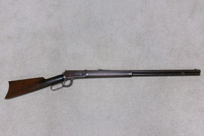 CLASSIC, EARLY ANTIQUE 1894 OCt. RIFLE IN SCARCE .32-40, #31XXX, MADE 1897, CODY LETTER - Image 1 of 20