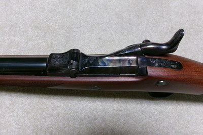 HARRINGTON & RICHARDSON 1873 OFFICERS MODEL SPRINGRIFLE RIFLE, .45-70, #6XXX - Image 5 of 21