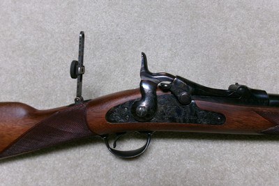 HARRINGTON & RICHARDSON 1873 OFFICERS MODEL SPRINGRIFLE RIFLE, .45-70, #6XXX - Image 3 of 21