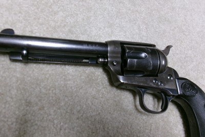 VERY FINE SINGLE ACTION ARMY .38-40, 5 1/2”, #294XXX, MADE 1907 - Image 11 of 17