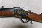 FANTASTIC CASE COLOR & BLUE WINCHESTER 1885 HIGHWALL IN .45-90 - Image 4 of 21