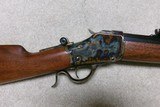 FANTASTIC CASE COLOR & BLUE WINCHESTER 1885 HIGHWALL IN .45-90 - Image 3 of 21