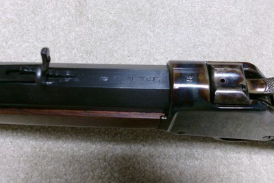 FANTASTIC CASE COLOR & BLUE WINCHESTER 1885 HIGHWALL IN .45-90 - Image 6 of 21